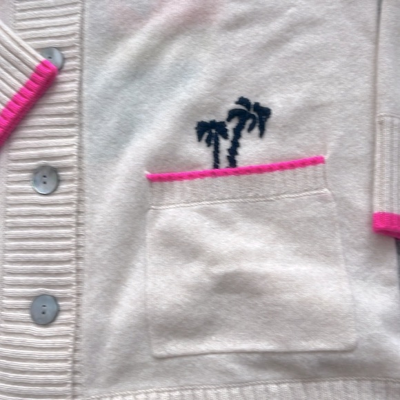 BRODIE CASHMERE CARDIGAN SWEATER - Picture 5 of 8